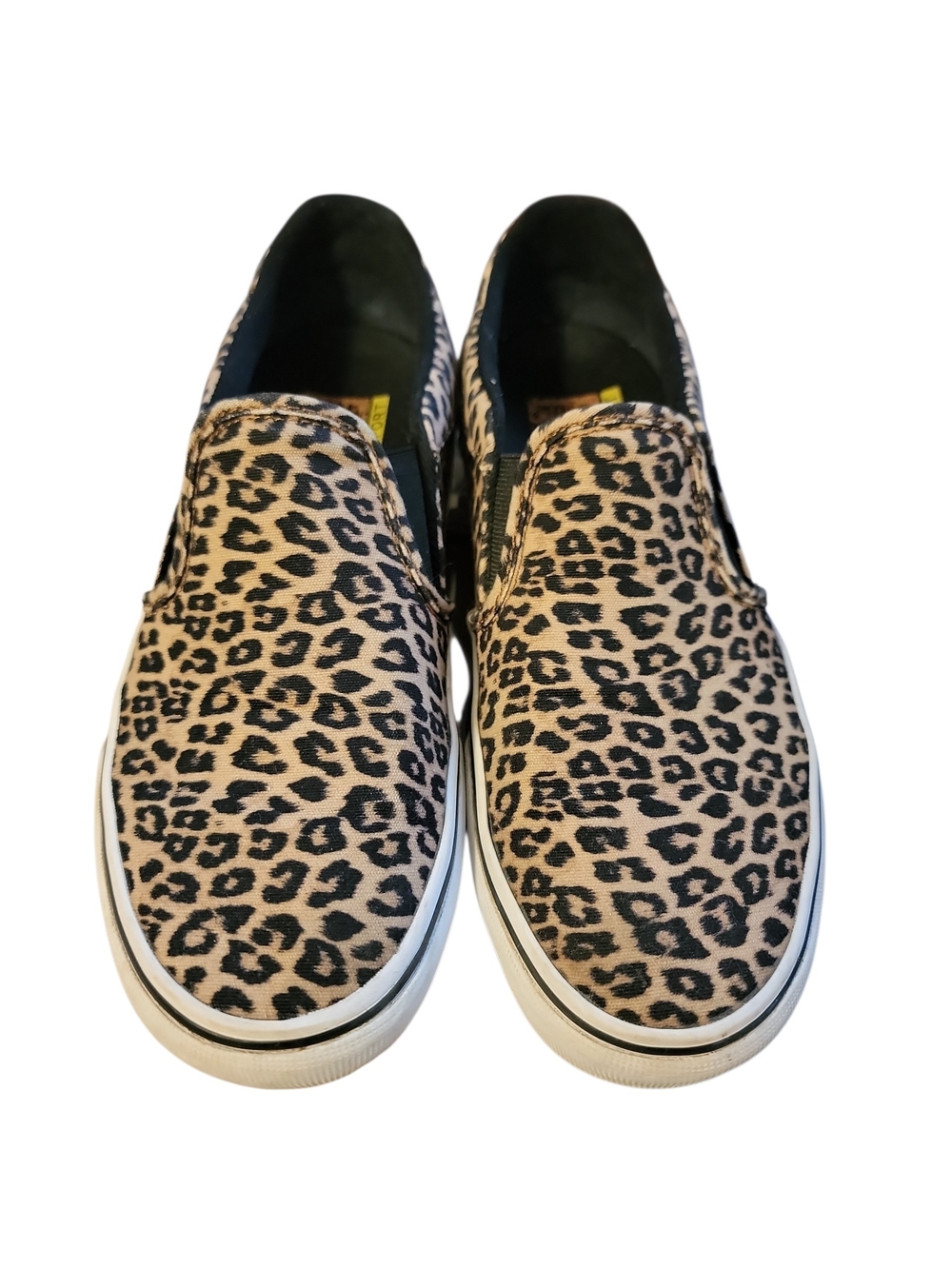 Vans Leopard Print Slip-On Sneakers - Neutral Animal Print